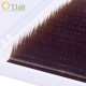 O'Clair MIX L CURVE 0.07 brown color eyelashes